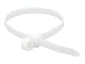 Miniatyrbilde 2 av 5: Delock Cable Tie with Fastening Eyelet - Kabelfestebånd - 30 cm - hvit (en pakke 10)