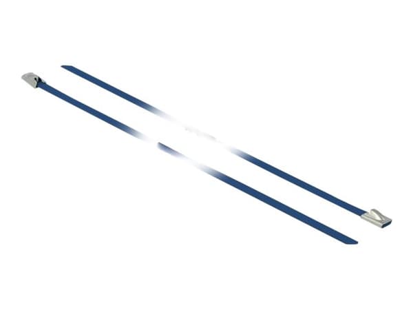 Delock - Kabelfestebånd - 50 cm - blå (en pakke 10)