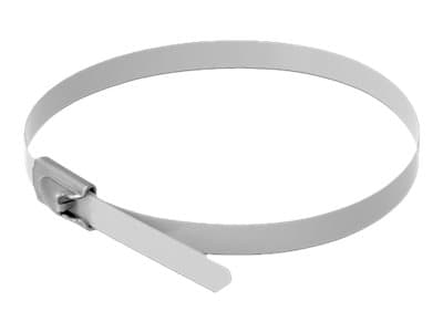 Delock - Kabelfestebånd - 40 cm - hvit (en pakke 10)