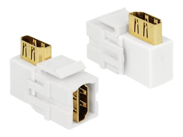 Delock Keystone module - Modulinnlegg (kopling) - HDMI - hvit