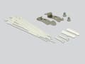 Miniatyrbilde 5 av 5: Delock Keystone Desktop Patch Panel - Koblingspanel - kullsort, RAL 9005 - 8 porter