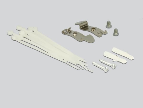 Delock Keystone Desktop Patch Panel - Koblingspanel - kullsort, RAL 9005 - 8 porter