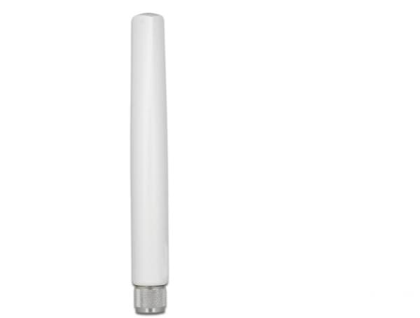 Delock - Antenne - 18.7 cm - stang - 1.45 dBi - rundtstrålende - utendørs, innendørs - hvit