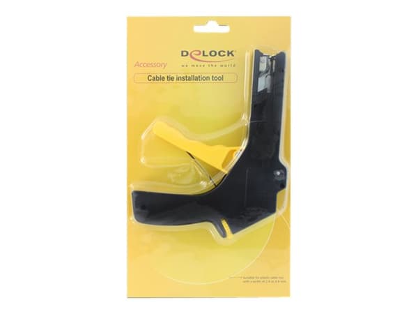 Delock - Pistol for tilkoblingskabel - gul/svart