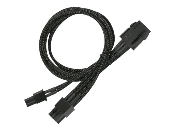 Nanoxia - Strømforsyningsadapter - 8 pin PCIe-strøm (6+2) (han) til 6 pin PCIe-strøm (hun) - 30 cm - lajittelu
