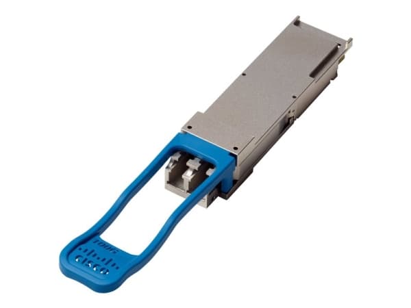 Cisco - QSFP+ transceivermodul - 100GbE - 100GBase-LR4 - LC-enkeltmodus - opp til 10 km - 1295 nm / 1300 nm / 1304 nm / 1309 nm
