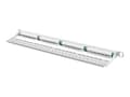 Pikkukuva 3 / 5: Lanberg PPU5-0024-S, Cat5,Cat5e, Harmaa, Metalli, Telinekiinnitys, 0.5U, 440 mm
