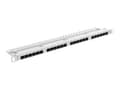 Pikkukuva 2 / 5: Lanberg PPU5-0024-S, Cat5,Cat5e, Harmaa, Metalli, Telinekiinnitys, 0.5U, 440 mm