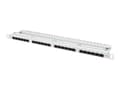 Pikkukuva 1 / 5: Lanberg PPU5-0024-S, Cat5,Cat5e, Harmaa, Metalli, Telinekiinnitys, 0.5U, 440 mm