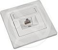 Miniatyrbilde 2 av 2: Solarix SX9-1-5E-UTP-WH - Innbygd utgang - CAT 5e - UTP - RJ-45 - hvit - 1 sett