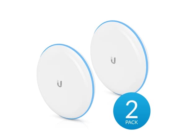 Ubiquiti UniFi Building-to-Building Bridge - Trådlös brygga - 1GbE - Wi-Fi 5 - 802.11ad (WiGig) - 5 GHz, 60 GHz (paket om 2)