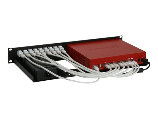Rackmount.IT RM-WG-T4 - Monteringssett for nettverksenhet - rackmonterbar - kullsort, RAL 9005 - 1.3U - 19" - for WatchGuard Firebox T70