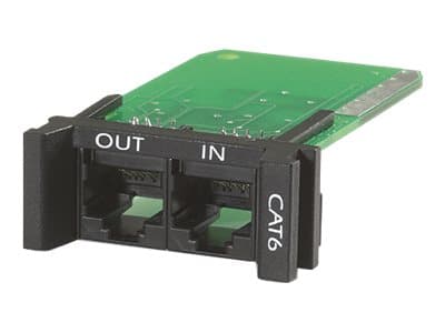 APC ProtectNet Surge Module for CAT6 eller CAT5/5e Network Line - Strømstødsbeskytter (indstiksmodul) - sort