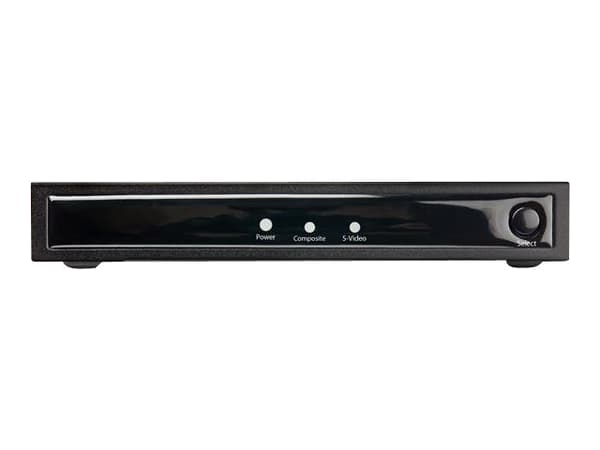 StarTech.com VID2HDCON2, aktiv videokonverter, svart, plast, CE, FCC, REACH, 1280 x 720 piksler, 720p