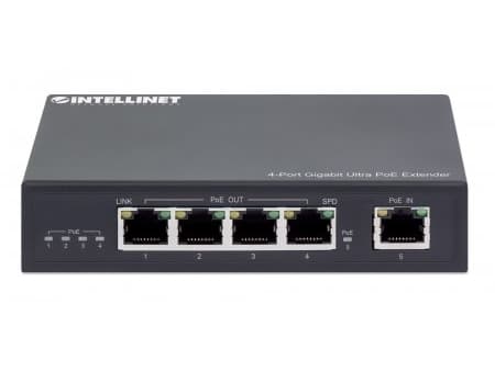 Intellinet 561617, Sender, 100 m, 10000 Mbit/s, Cat5e, 10,100,1000 Mbit/s, Full