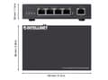 Miniatyrbilde 5 av 5: Intellinet 561617, Sender, 100 m, 10000 Mbit/s, Cat5e, 10,100,1000 Mbit/s, Full