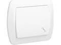 Miniatyrbild 3 av 4: Kontakt-Simon AW6/11, Vit, Plast, IP20, 250 V, 10 A, 90 mm