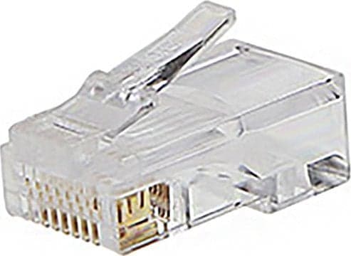 PremiumCord PREMIUMCORD RJ45 8pin liitin - johto, 10kpl pussissa