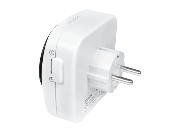 LogiLink ET0011, Daglig timer, Vit, Rotations-, 24 timmar, IP20, 230 V