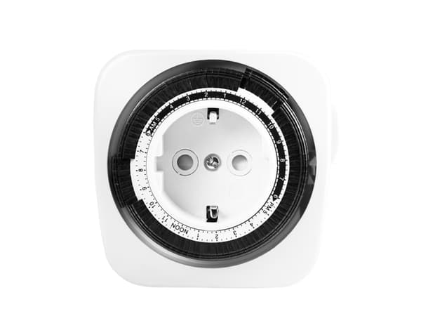 LogiLink ET0011, Daglig timer, Vit, Rotations-, 24 timmar, IP20, 230 V