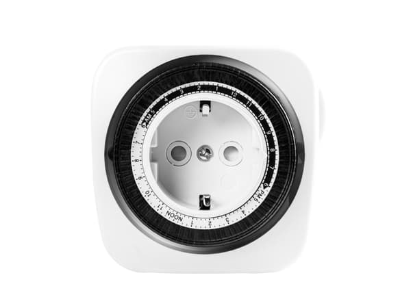 LogiLink ET0011, Daglig timer, Vit, Rotations-, 24 timmar, IP20, 230 V