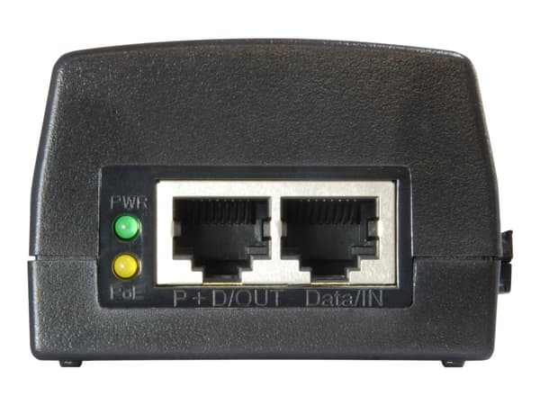 LevelOne POI-3014, Nopea Ethernet, Gigabitti Ethernet, 10,100,1000 Mbit/s, IEEE 802.3, IEEE 802.3ab, IEEE 802.3u, Musta, 100 m, PoE, Teho