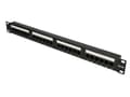 Miniatyrbilde 4 av 5: Extralink - Koblingspanel - rackmonterbar - CAT 5e - UTP - RJ-45 X 24 - 1U - 19"