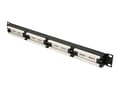 Miniatyrbilde 5 av 5: Extralink - Koblingspanel - rackmonterbar - CAT 5e - UTP - RJ-45 X 24 - 1U - 19"