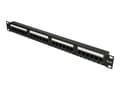 Miniatyrbilde 1 av 5: Extralink - Koblingspanel - rackmonterbar - CAT 5e - UTP - RJ-45 X 24 - 1U - 19"