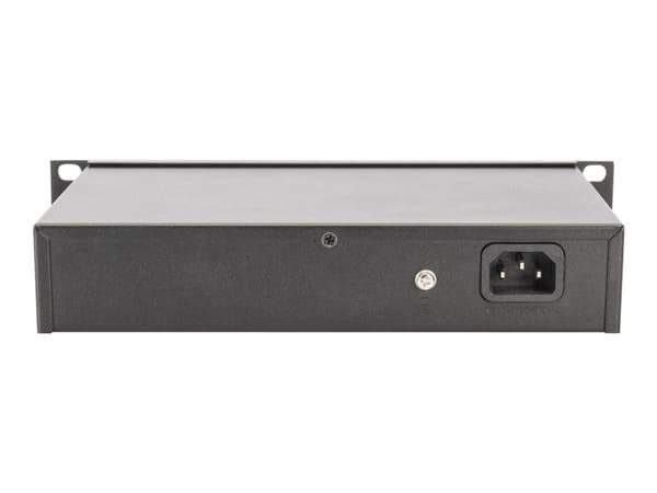 DIGITUS DN-95331 - Switch - L2+ - Administrerad - 8 x 10/100/1000 (PoE+) - skrivbordsmodell, rackmonterbar - PoE+ (80 W)