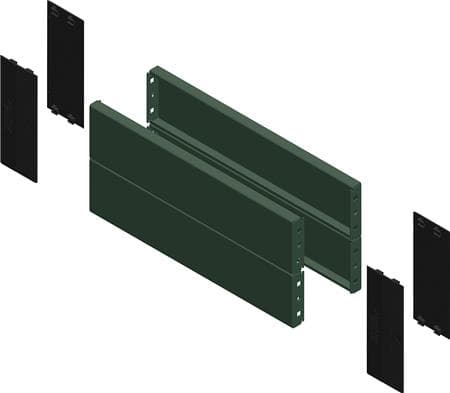 Schneider Electric NSYSPS4200, Harmaa, 400 mm, 200 mm