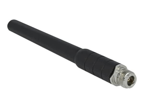 Delock - Antenne - mobiltelefon - 2 dBi - rundtstrålende - innendørs / utendørs, skruemontering