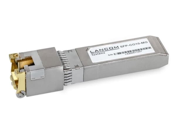 LANCOM SFP-CO10-MG - SFP+ sändar/mottagarmodul - 10GbE, 5GbE, 2.5GbE - 10GBase-T - RJ-45