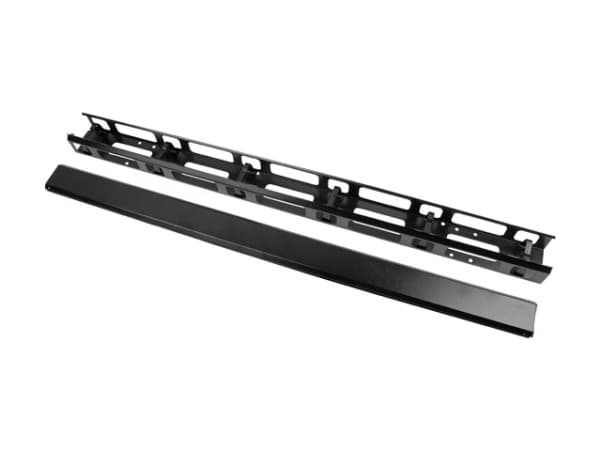 Lanberg - Rack-kabel styrepanel - sort - 27U - 19" (pakke med 2)