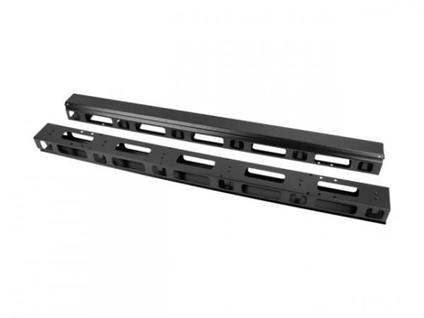 Lanberg - Rack-kabel styrepanel - sort - 27U - 19" (pakke med 2)