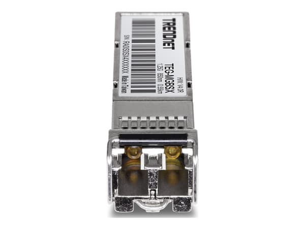 TRENDnet TEG MGBSX - SFP (mini-GBIC) transceiver modul - GigE - 1000Base-SX - LC multimodus - op til 550 m - 850 nm