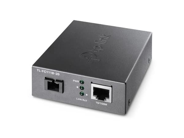 TP-Link TL-FC111B-20, 100 Mbit/s, IEEE 802.3, IEEE 802.3i, IEEE 802.3x, 10BASE-T, 100BASE-T, 100BASE-FX, 100 Mbit/s, Täysi, Puolikas