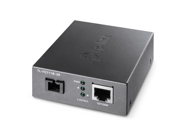 TP-Link TL-FC111B-20, 100 Mbit/s, IEEE 802.3, IEEE 802.3i, IEEE 802.3x, 10BASE-T, 100BASE-T, 100BASE-FX, 100 Mbit/s, Fullständig, Halv