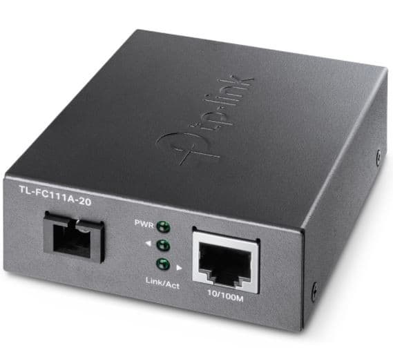 TP-Link TL-FC111A-20, 100 Mbit/s, IEEE 802.3, IEEE 802.3i, IEEE 802.3u, 10,100 Mbit/s, 10BASE-T, 100BASE-T, 100BASE-FX, Fullständig, Halv