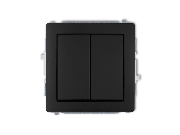 Karlik 12DWP-2, Pintakytkin, Musta, IP20, IP44, 250 V, 10 A