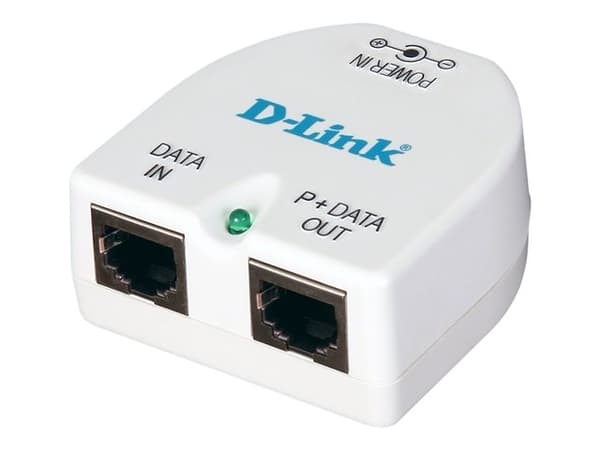 D-Link DPE-101GI PoE Gigabit injector - Strøminjektor - for D-Link DAP-2660; AirPremier N PoE Access Point with Plenum-rated Chassis DAP-2360