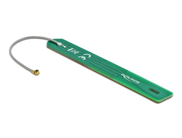 Delock - Antenne - PCB - Smart Home, LPWAN - 2 dBi - innendørs, intern, klebemontering