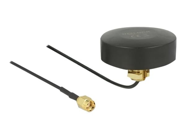 Delock - Antenne - Smart Home - 2 dBi - rundtstrålende - innendørs / utendørs, skruemontering - svart