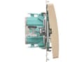 Miniatyrbilde 4 av 5: Kontakt-Simon BMW1.01/12, Plast, IP20, IP44, 250 V, 10 A, 75 mm, 41 mm