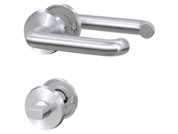 BASI 7306-2308, Nøkkelløs adgang-håndtakssett, Rustfritt stål, Rustfritt stål, Ambidekstriøs, DIN EN 1906:2010-09