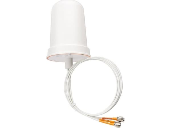 Cisco Aironet Dual-Band MIMO Wall-Mounted Omnidirectional Antenna - Antenne - 4 dBi - rundtstrålende - utendørs, kan monteres på vegg, innendørs