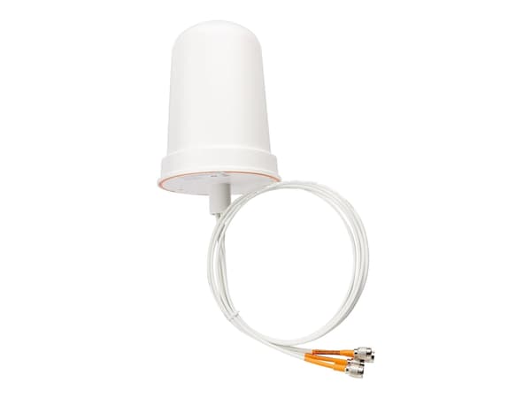 Cisco Aironet Dual-Band MIMO Wall-Mounted Omnidirectional Antenna - Antenne - 4 dBi - rundtstrålende - utendørs, kan monteres på vegg, innendørs