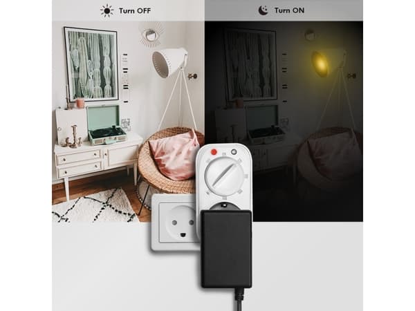 LogiLink ET0012, Daglig tidtaker, Hvit, Rotasjon, IP20, 230 V, 50 Hz