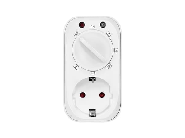 LogiLink ET0012, Daglig tidtaker, Hvit, Rotasjon, IP20, 230 V, 50 Hz
