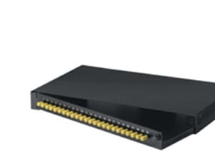 Black Box Rackmount Fiber Panel Loaded - Koblingspanel - 1U - 19"/23" - 24 porter